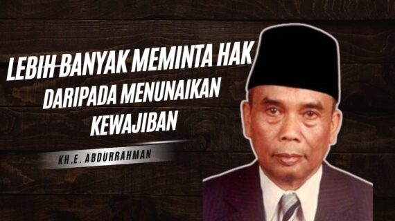 LEBIH BANYAK MEMINTA HAK DARIPADA MENUNAIKAN KEWAJIBAN